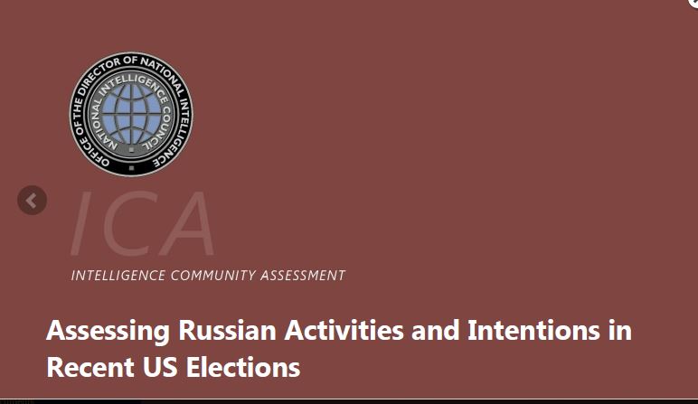 Intellegece Agencies Report on Russian Hacking of Presidential Elections